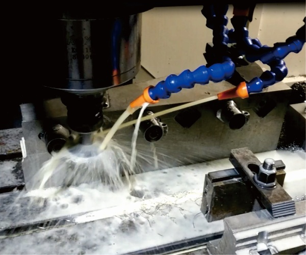 CNC milling machine for custom metal components