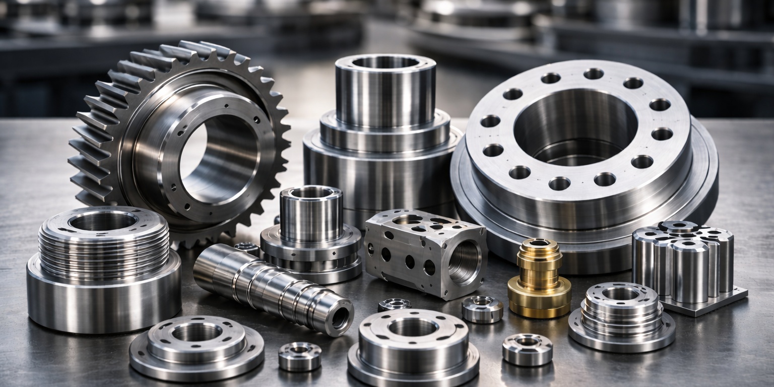 Custom machining service based on technical drawings