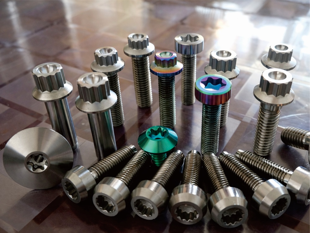 Non standard titanium fastener