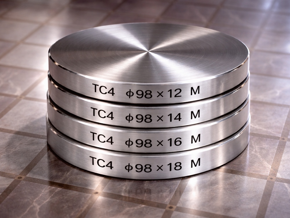 Standard titanium dental disc