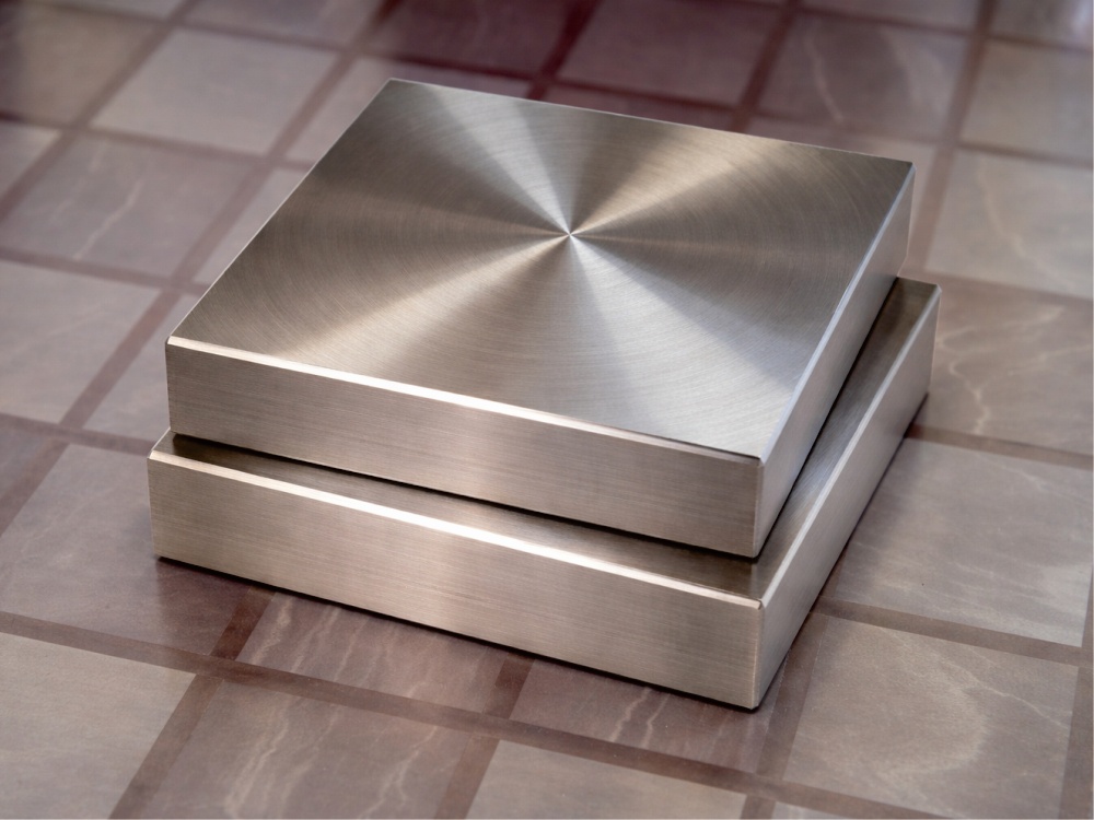 Custom thickness titanium dental disc