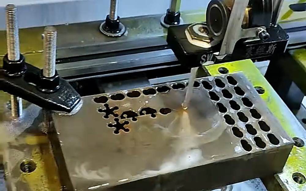 Finished wire EDM titanium parts and precision contour-cut components