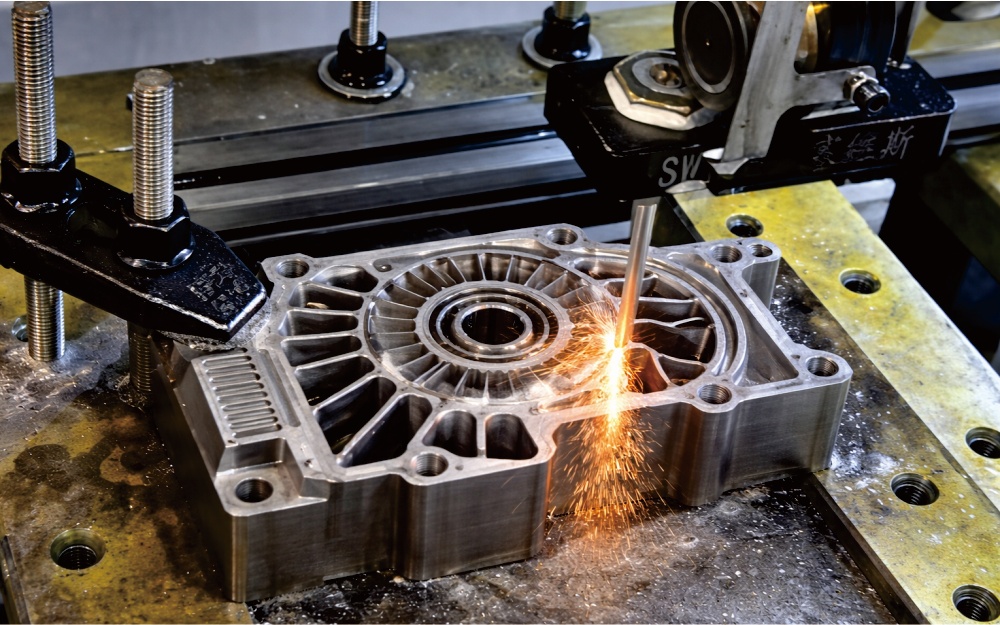 Wire EDM machining process for titanium profile parts and precision cutting