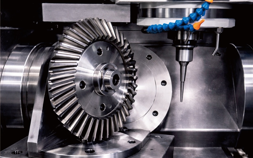 Finished CNC turn-mill titanium parts and mixed-feature machined components