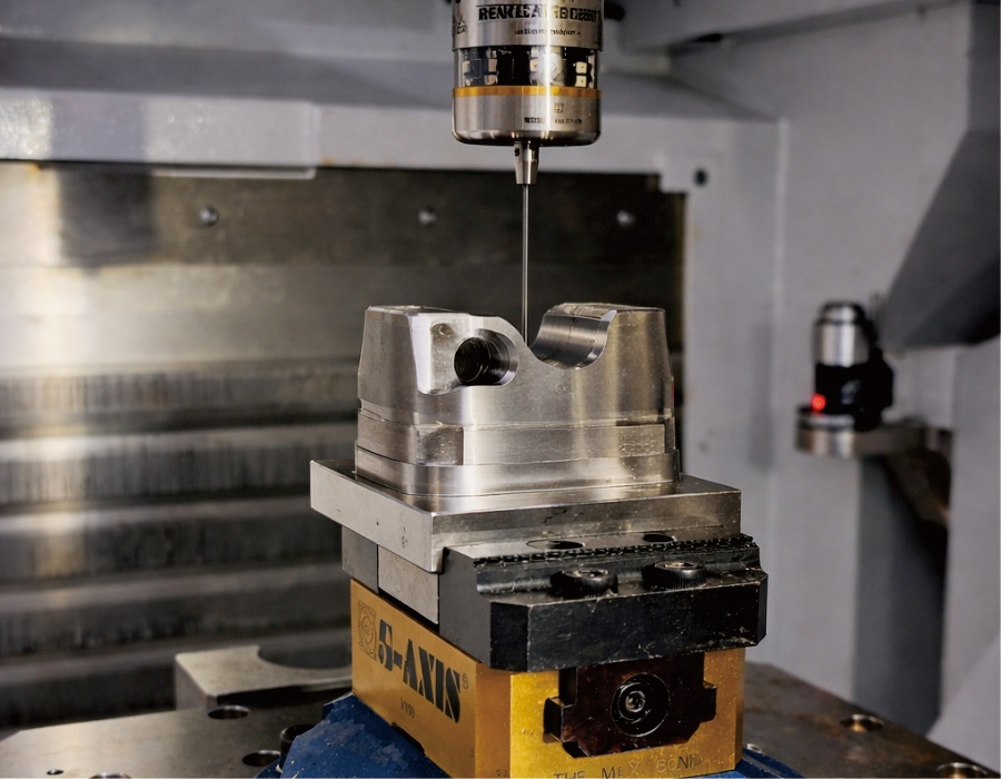 CNC turn-mill service titanium machining and complex machined parts