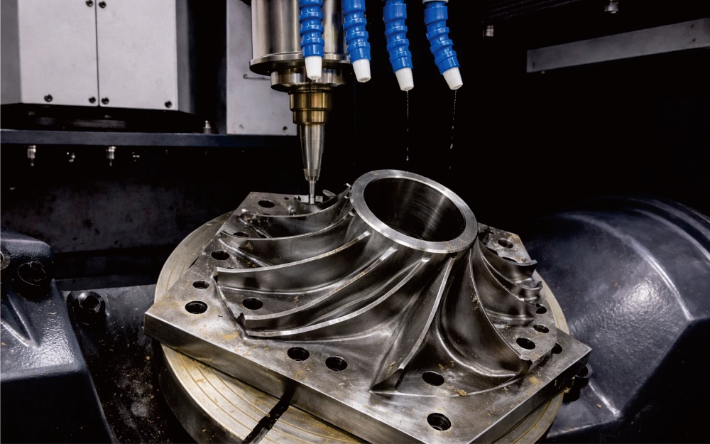 CNC turn-mill machining process for custom titanium parts