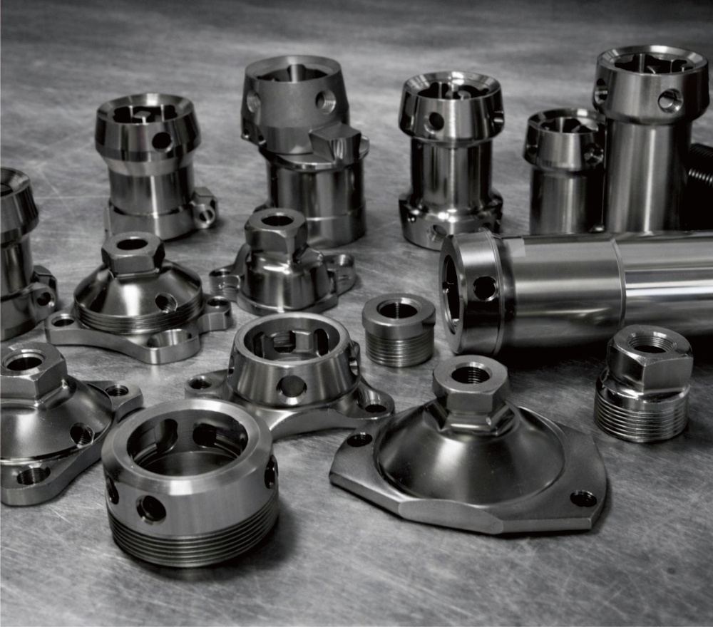Precision CNC milled titanium components and custom machined parts
