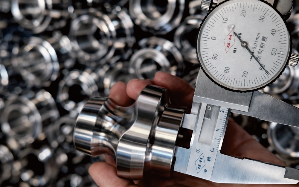 Precision gauges for in-house inspection of custom machined parts during production and before packaging