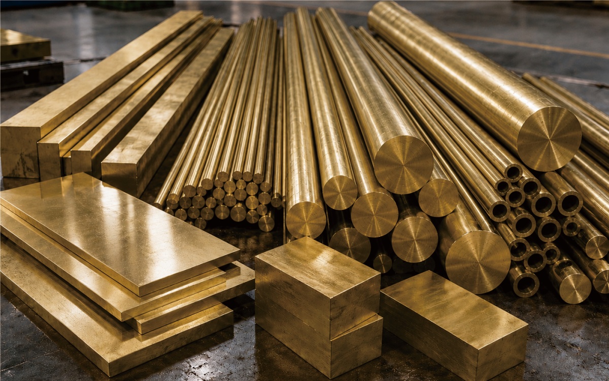 Copper brass bronze and copper alloy raw materials for CNC machining precision components