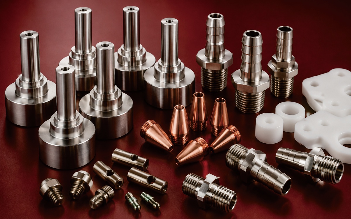 custom CNC machining mechanical system parts precision metal components OEM machining