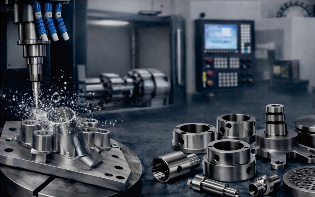 Titanium machining capability for custom CNC machined titanium parts and precision metal components
