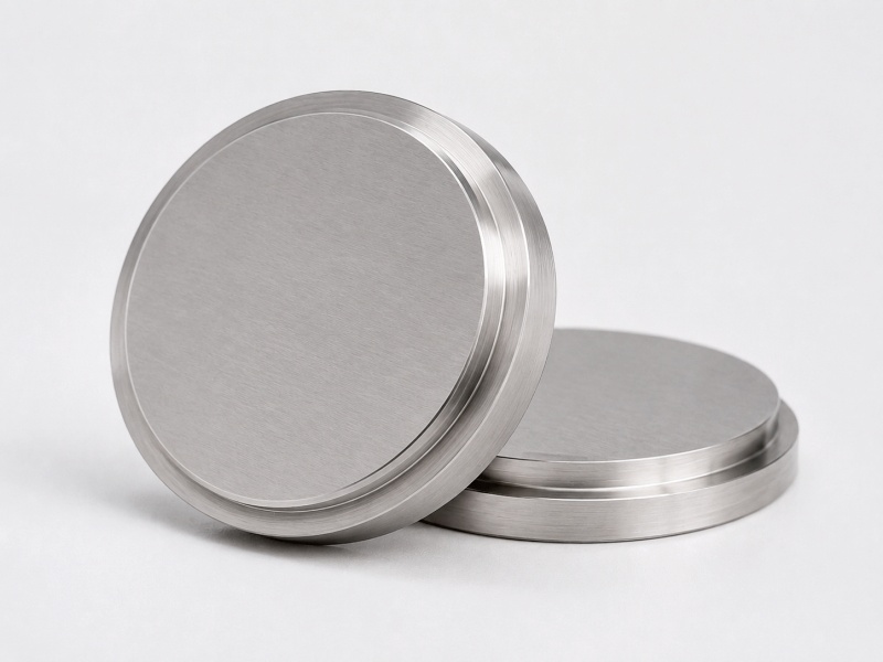 Grade 5 titanium dental disc with step