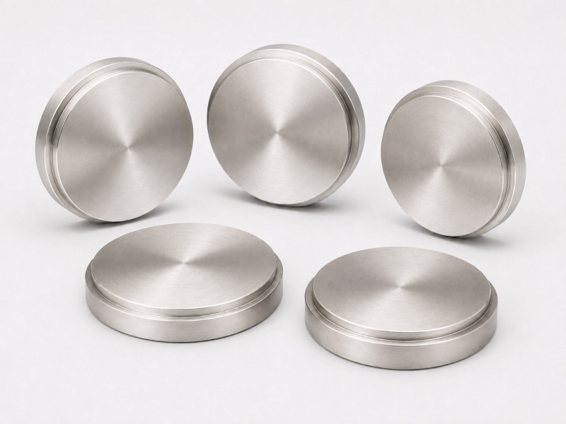 Custom titanium dental disc with step