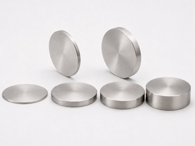 Custom thickness titanium dental disc