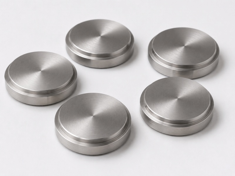 Titanium milling blank with step