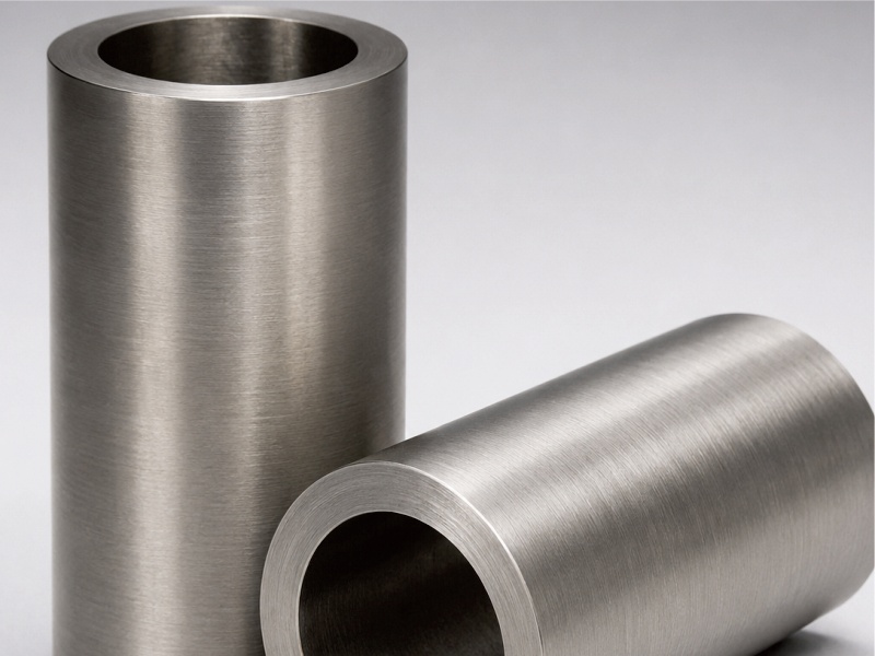 Tubular titanium sputtering target