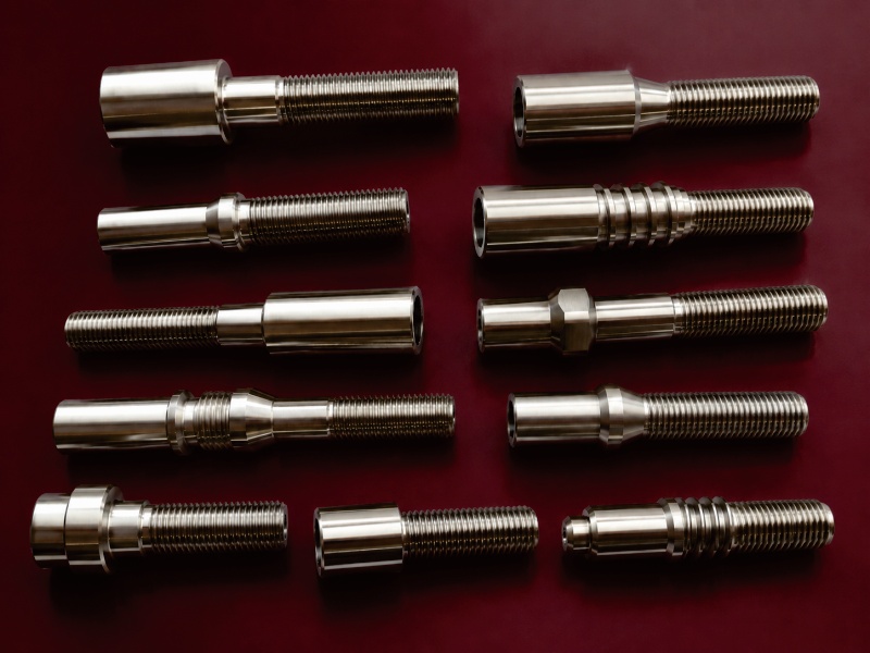 Custom titanium screws made by drawing