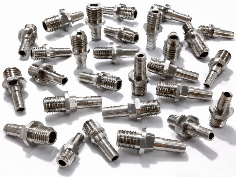 Custom titanium screws made by drawing