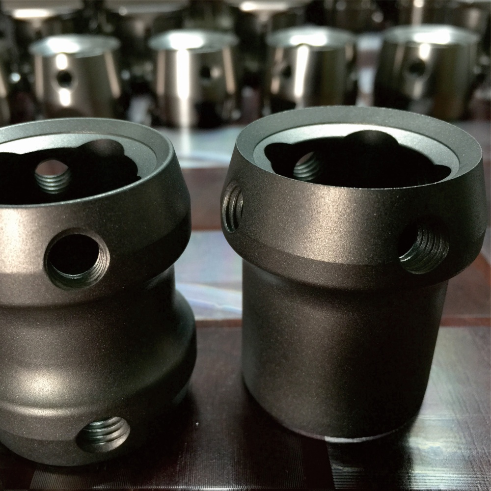 Female tube adapter precision machined component
