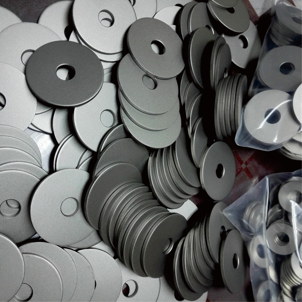 Titanium washer and small CNC machined fastener