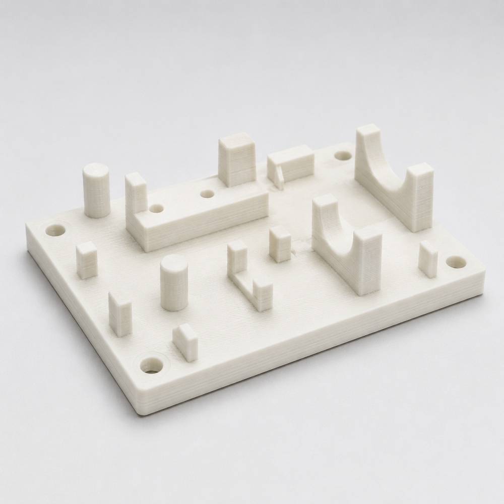 3D printed fixture sample for prototype verification