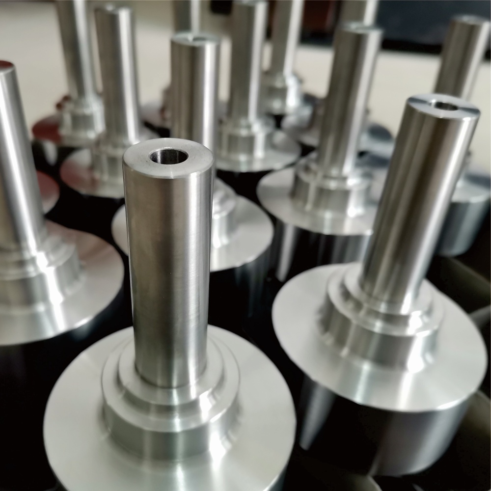 Polished titanium CNC machined component