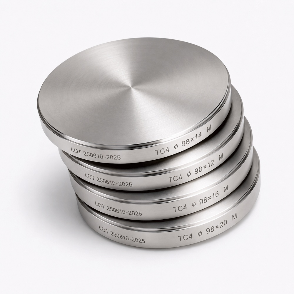 Titanium dental disc sample
