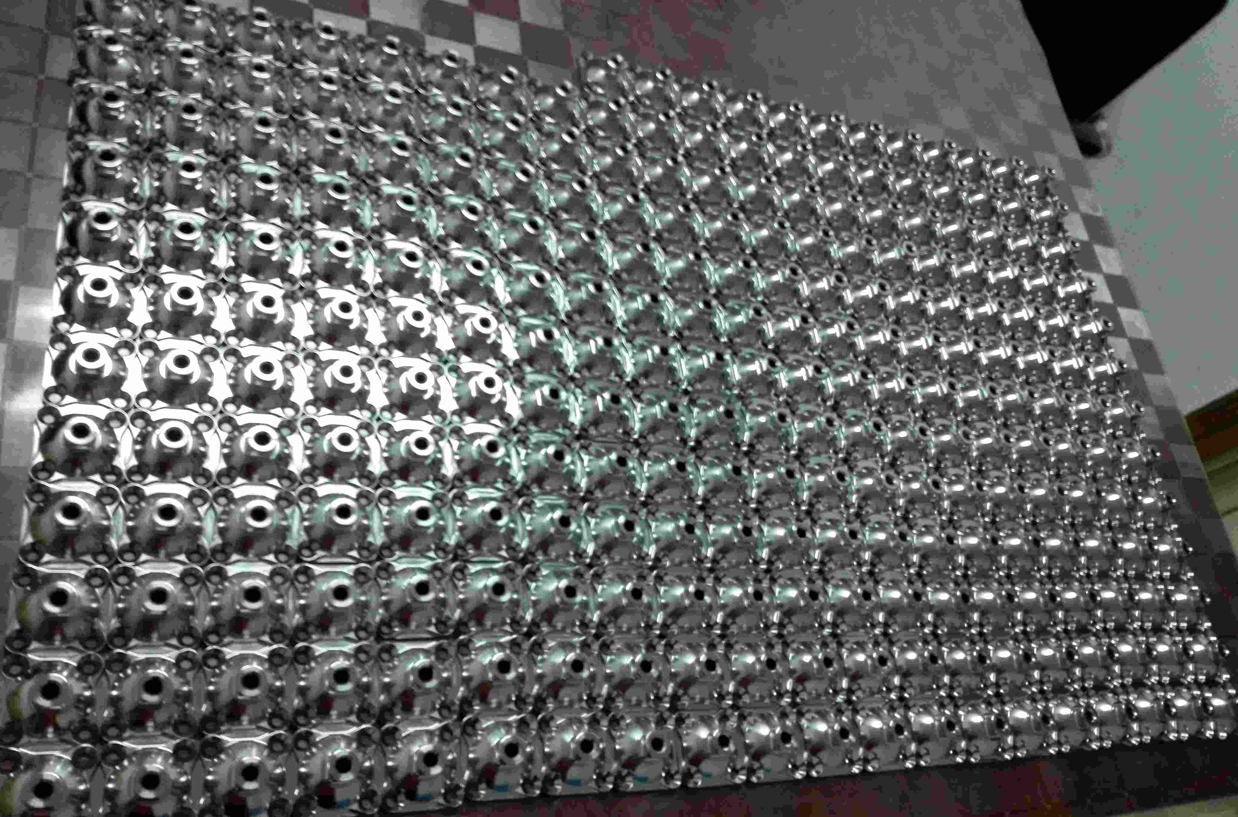 4-hole male pyramid adapter prosthetic components in batch production for lower-limb prosthetic systems