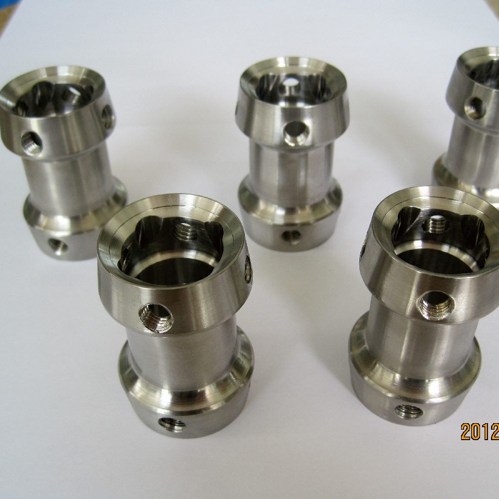 60mm double ended adapter dual receiver adapter for prosthetic structural connection