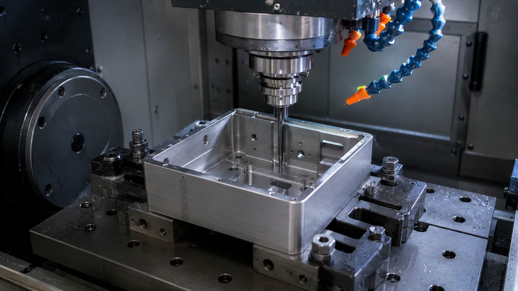 Custom Titanium Electronic Housing CNC Machining