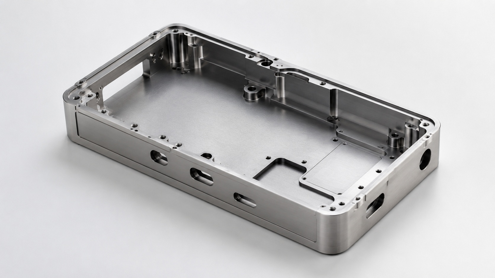 Titanium CNC Machined Device Enclosure