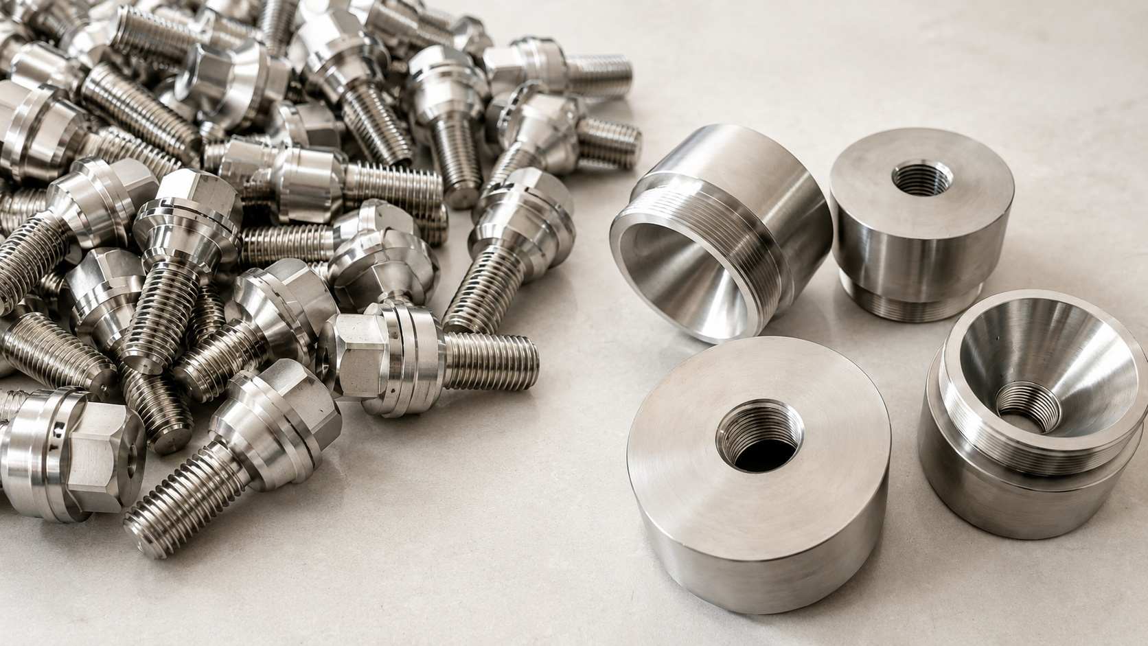 Titanium Threaded Parts