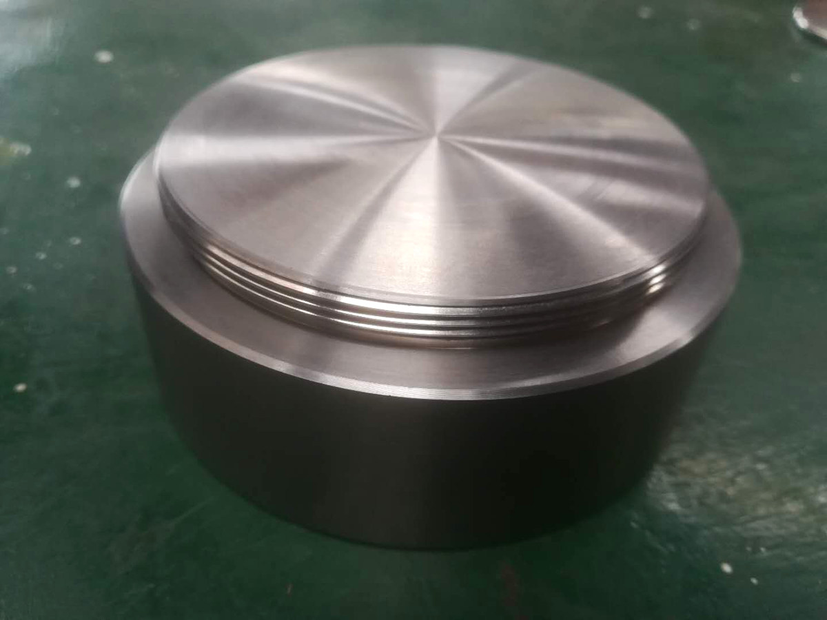 CNC turning process for custom titanium sputtering targets at Sunrise Industrial