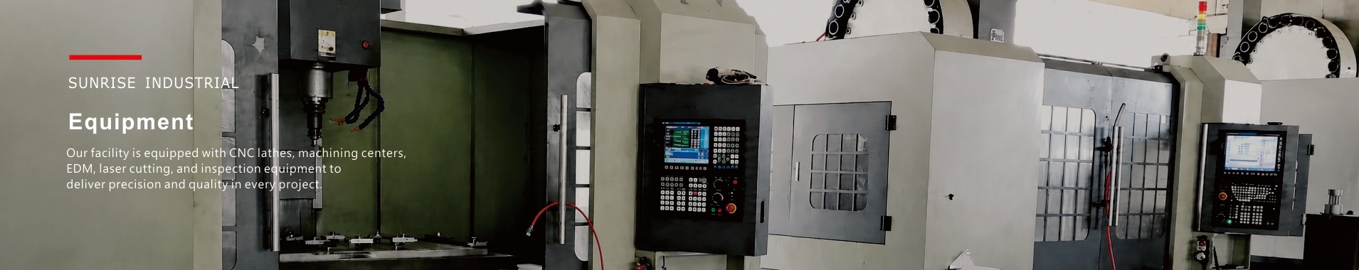 Machining Equipment for CNC Production & Inspection | Sunrise