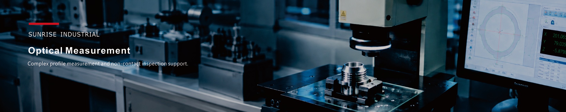Optical Measuring Inspection for Custom Parts | Sunrise