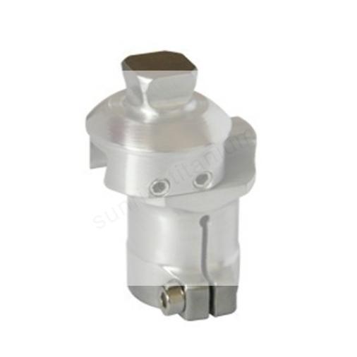 Double Ended Sliding Tube Clamp Adapter with Pyramid