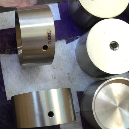 Round Titanium Sputtering Targets with Mounting Holes