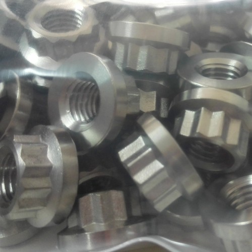 Titanium Flanged Spline Nuts