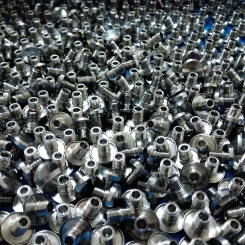 Titanium Slotted Valve Cap