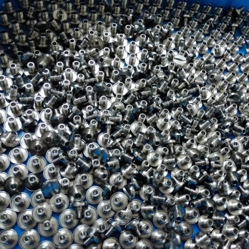 Titanium Slotted Valve Cap